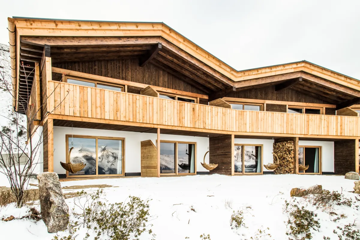 Chalet Stern im Schnee am Rosskopf